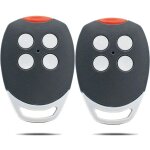 Lot de 2 t�l�commandes pour portes de garage ditec gol4c, zen2c et zen4c