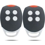 Lot de 2 t�l�commandes pour porte de garage compatible ditec gol4c zen2c zen4c