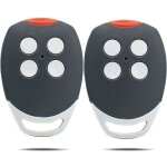 Lot de 2 t�l�commandes pour porte de garage ditec gol4c, zen2c, zen4c, pour porte de garage - zvd