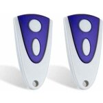 Lot de 2 t�l�commandes de porte de garage compatibles avec novoferm novotron 502 max43 - 2 novotron 512 ...