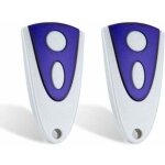 Lot de 2 tlcommandes de porte de garage compatibles avec novoferm novotron 502 max43 - 2 novotron 512 ...