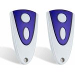 Lot de 2 tlcommandes de porte de garage compatibles avec novoferm novotron 502 max43 - 2 novotron 512 ...