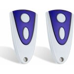 Lot de 2 tlcommandes de porte de garage compatibles avec novoferm novotron 502 max43 - 2 novotron 512 ...