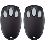 Lot de 2 t�l�commandes de porte de garage et pi�ces de rechange pour chamberlain liftmaster motorlift ...