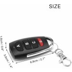 Lot de 2 t�l�commandes de rechange universelles pour portail �lectrique de garage 433 mhz