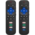 Lot de 2 t�l�commandes de remplacement pour t�l�viseur roku, compatibles avec les t�l�viseurs intelligents ...