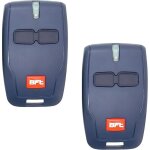 Lot de 2 tlcommandes universelles pour porte de garage bft 433 mhz, compatibles avec l'ouvre - portail ...
