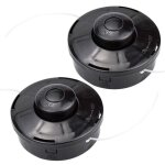 Lot de 2 ttes de dbroussailleuse universelles en nylon 12 cm ? fil 2, 4 mm x 2 m ? m10 x 1, 25, pour ...