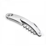 Lot de 2 tire - bouchons de sommelier, acier inoxydable 430, trois en un : tire - bouchon, ouvre - bouteille ...