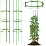 Costway - lot de 2 treillis ob�lisque de jardin pour plantes, support pour plantes grimpantes en m�tal ...