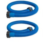 Lot de 2 tuyaux de piscine hors sol 1, 5' x 59' pour pompe de piscine, filtre  sable, accessoire de ...
