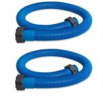 Lot de 2 tuyaux de piscine hors sol 1, 5' x 59' pour pompe de piscine, filtre  sable, accessoire de ...