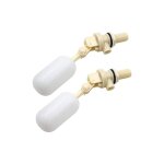 Lot de 2 valve flottante pour remplir automatiquement les abreuvoirs pour chien, btail et moutons valve ...
