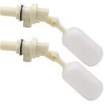 Lot de 2 valve flottante pour remplir automatiquement les abreuvoirs pour chien, b�tail et moutons valve ...