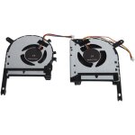 Lot de 2 ventilateurs de refroidissement pour ordinateurs portables asus tuf fx505ge, fx505gm, fx505dt ...