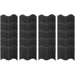 Lot de 20 bordures de jardin flexibles, sans creuser, pour jardin, all�e, patio, cour