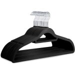 Lot de 20 cintres en velours, durables et robustes, organisateurs de garde - robe peu encombrants pour ...