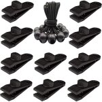 Lot de 20 clips de bche robustes ? pinces de tente  vis pour bche avec boule lastique pour auvent, ...
