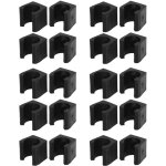 Lot de 20 clips pour queues de billard, support de queues de billard durable et l�ger, noir, pour club ...