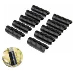 Lot de 20 colliers de serrage pour serre et plantes, 25 mm, pour filet, tunnel, cadre de serre, tube, ...
