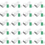 Lot de 20 crochet bache pour b�che de remorque, 44 x 21 x 16 mm attache bache, crochet pour bache pour ...