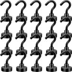 Lot de 20 crochets magn�tiques pour guirlande lumineuse ext�rieure, 35 x 16 mm.