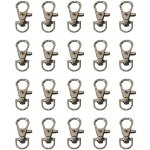 Lot de 20 crochets m�talliques pour porte de cage � oiseaux de compagnie emp�chant l'ouverture par griffe ...
