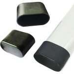 Lot de 20 embouts de protection en caoutchouc pour pieds de chaise, de forme ovale, pour pieds de tabouret, ... Lot de 20 embouts de protection en caoutchouc pour pieds de chaise, de forme ovale, pour pieds de tabouret, ...