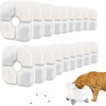 Lot de 20 filtres pour fontaine � eau pour chat compatibles avec la fontaine � boire catit pixi, filtre ...