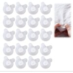 Lot de 20 morceaux de clip de housse de couette et, clip de drap de lit multifonction, dispositif de ...