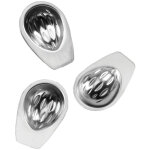 Lot de 20 moules a cake forme noix en tole galvanisee