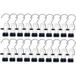 Lot de 20 pinces  linge en acier inoxydable - crochets de serrage en mtal - antidrapants - crochets ...