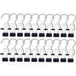 Lot de 20 pinces � linge en acier inoxydable - crochets de serrage en m�tal - antid�rapants - crochets ...