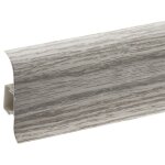 Lot de 20 plinthes goulotte passe - c�ble pvc 59 mm - 1, 10 m avec angles raccords et but�es ch�ne de ...