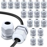 Lot de 20 presse - �toupes m20 �tanche, ip68 nylon presse - �toupes �tanches, pour bo�te de d�rivation, ...