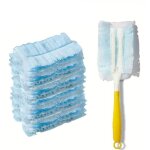 Lot de 20 recharges de plumeaux jetables pour plumeau �lectrostatique robuste, con�ues pour s'adapter ...