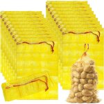 Lot de 20 sacs rutilisables en maille pour fruits et lgumes, 40 60cm - capacit de 9 kg (20 lb) pour ...