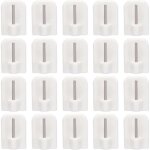 Lot de 20 supports crochets adh�sifs autocollant pour tringle de vitrage crochets de fixation auto - ...