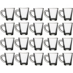 Lot de 20 tasses espresso 7cl en verre transparent - livraison gratuite
