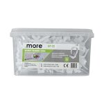 Lot de 200 colliers  embase noir uv up - 22 - uv m20381 eco light