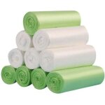 Lot de 200 sacs poubelle biodégradables, 10 litres - sacs poubelle compostables de 10 l - sacs poubelle ... Lot de 200 sacs poubelle biodégradables, 10 litres - sacs poubelle compostables de 10 l - sacs poubelle ...