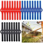 Lot de 24 couteaux de dbroussailleuse rouge - coupe - bordure en plastique - outil de jardin - lame ...