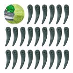 Lot de 24 lames de rechange pour tondeuse bosch durablade art 23 - 18 li art 26 - 18 li, vert - sollbry ...