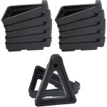 Lot de 24 pieds de pot de fleurs invisibles pour pot de fleurs triangulaires pour int�rieur et ext�rieur, ...