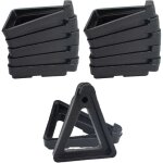 Lot de 24 pieds de pot de fleurs invisibles pour pot de fleurs triangulaires pour int�rieur et ext�rieur, ...