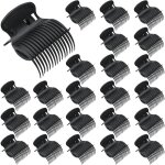 Lot de 24 pinces � friser de rechange pour fer � friser, pour femmes et filles (24 pi�ces noires)