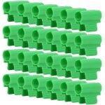 Lot de 24 pinces pour serre, filet de protection � une t�te, tunnel, anti - insectes, abri de jardin, ...
