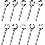 [jamais utilis�]lot de 25 m4 vis � oeil boulons � anneau soud�s anneaux � vis crochet � oeil boulon pour ...