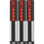 Lot de 3 868mhz telecommande portail, telecommande porte de garage compatible avec telecommande 4020 ...