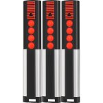 Lot de 3 868mhz telecommande portail, telecommande porte de garage compatible avec telecommande 4020 ...